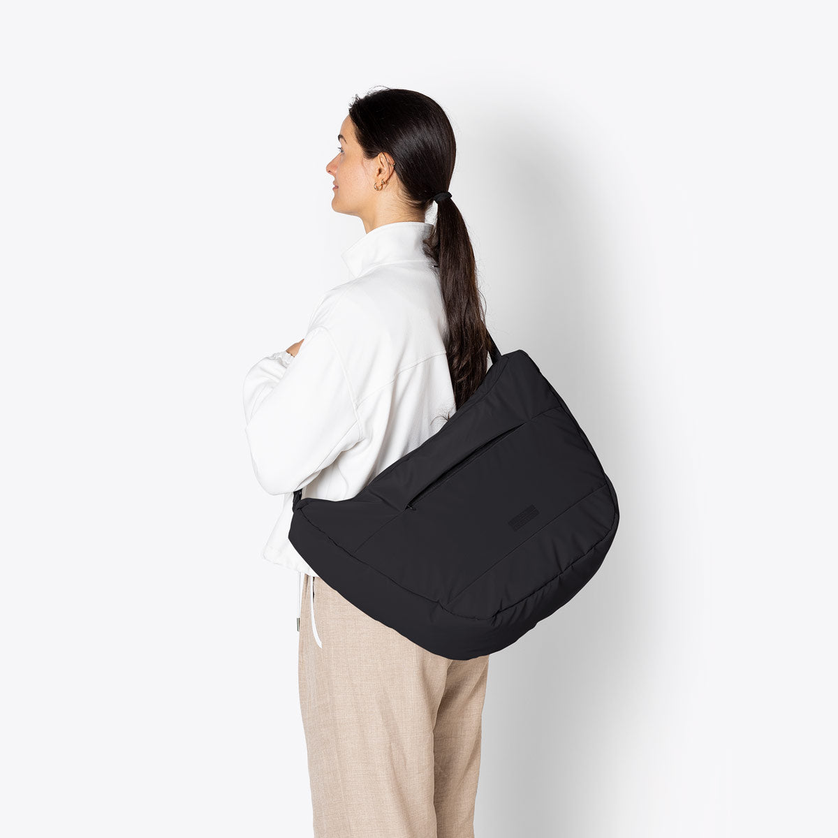 Adam Half-Moon Bag - Black / Medium