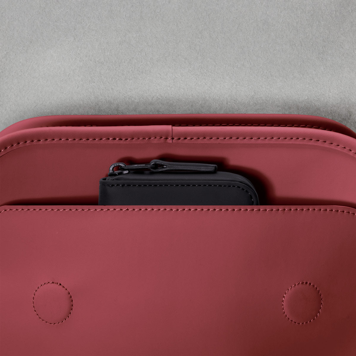 Adina Flap-Top Backpack - Burgundy