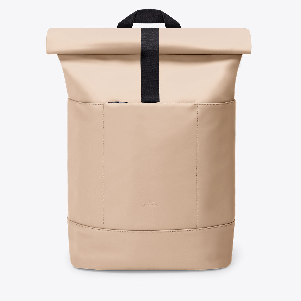 Hajo Roll-Top Backpack - Light Almond / Large