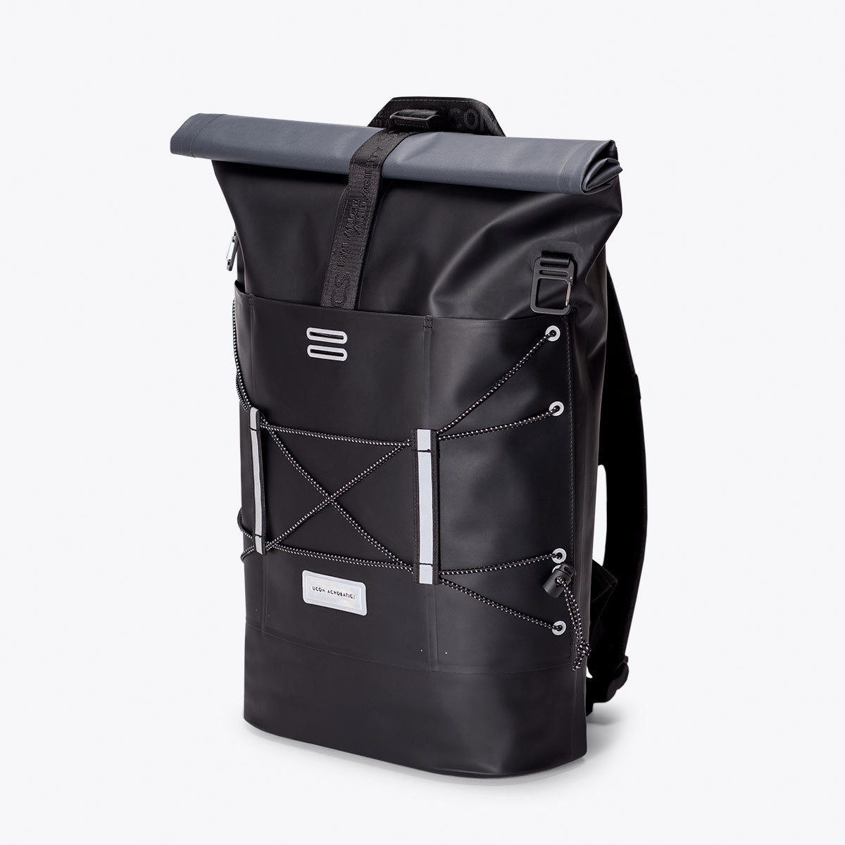 Hajo Roll-Top Backpack - Black / Medium
