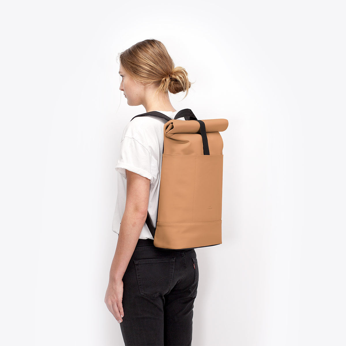 Hajo Roll-Top Backpack - Clay / Medium