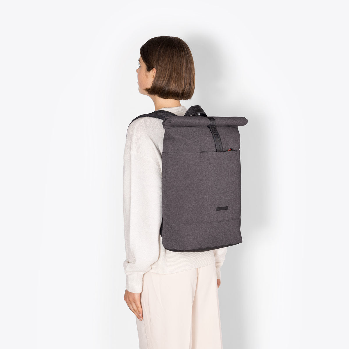 Hajo Roll-Top Backpack - Asphalt Reflective / Medium