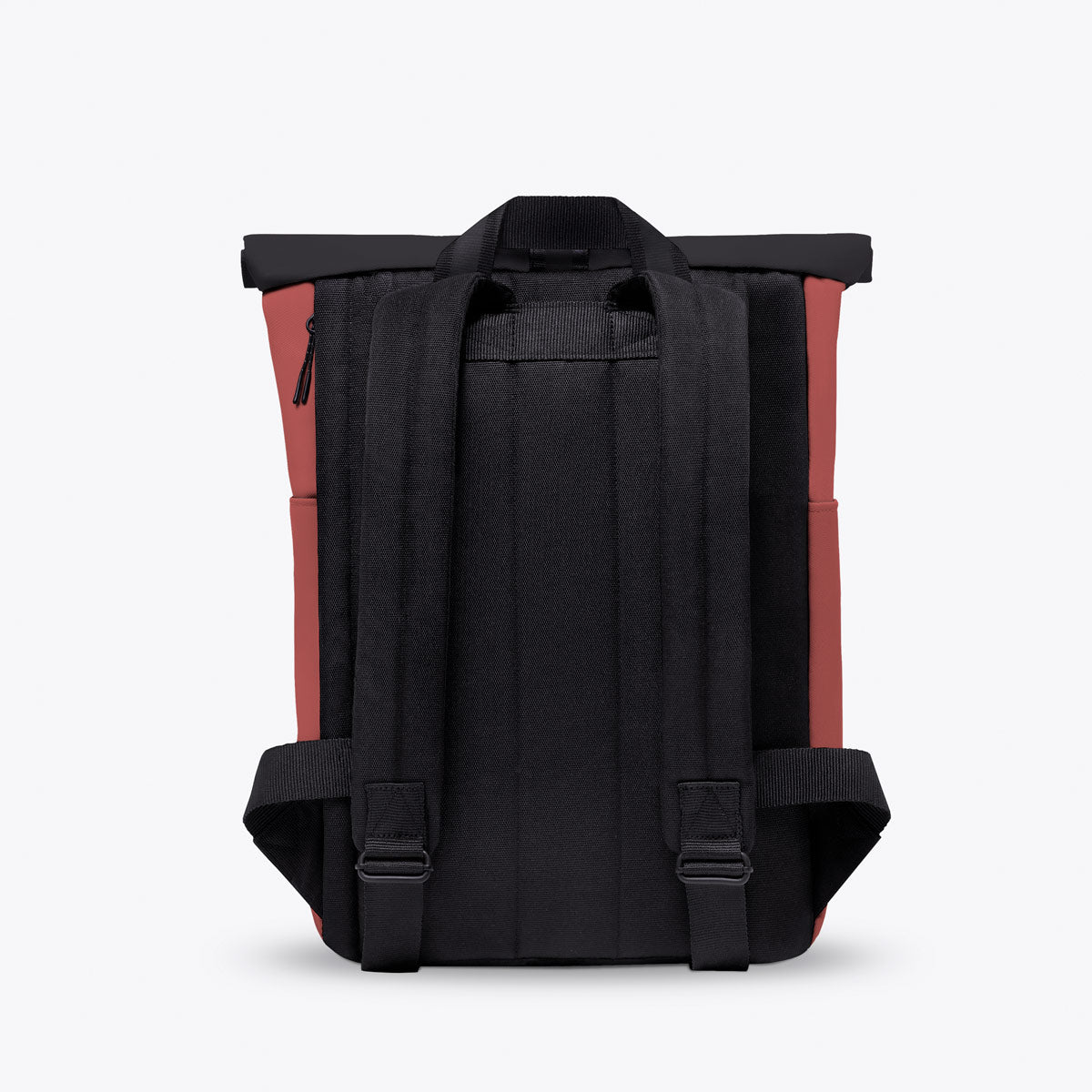 Hajo Roll-Top Backpack - Hibiscus - Black / Mini