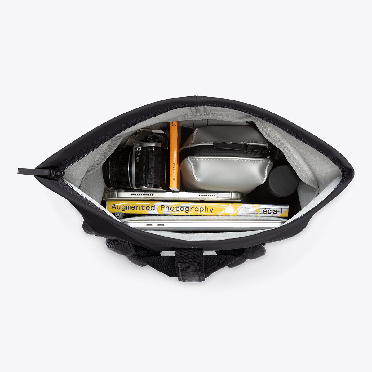 Hajo Roll-Top Backpack - Black / Mini