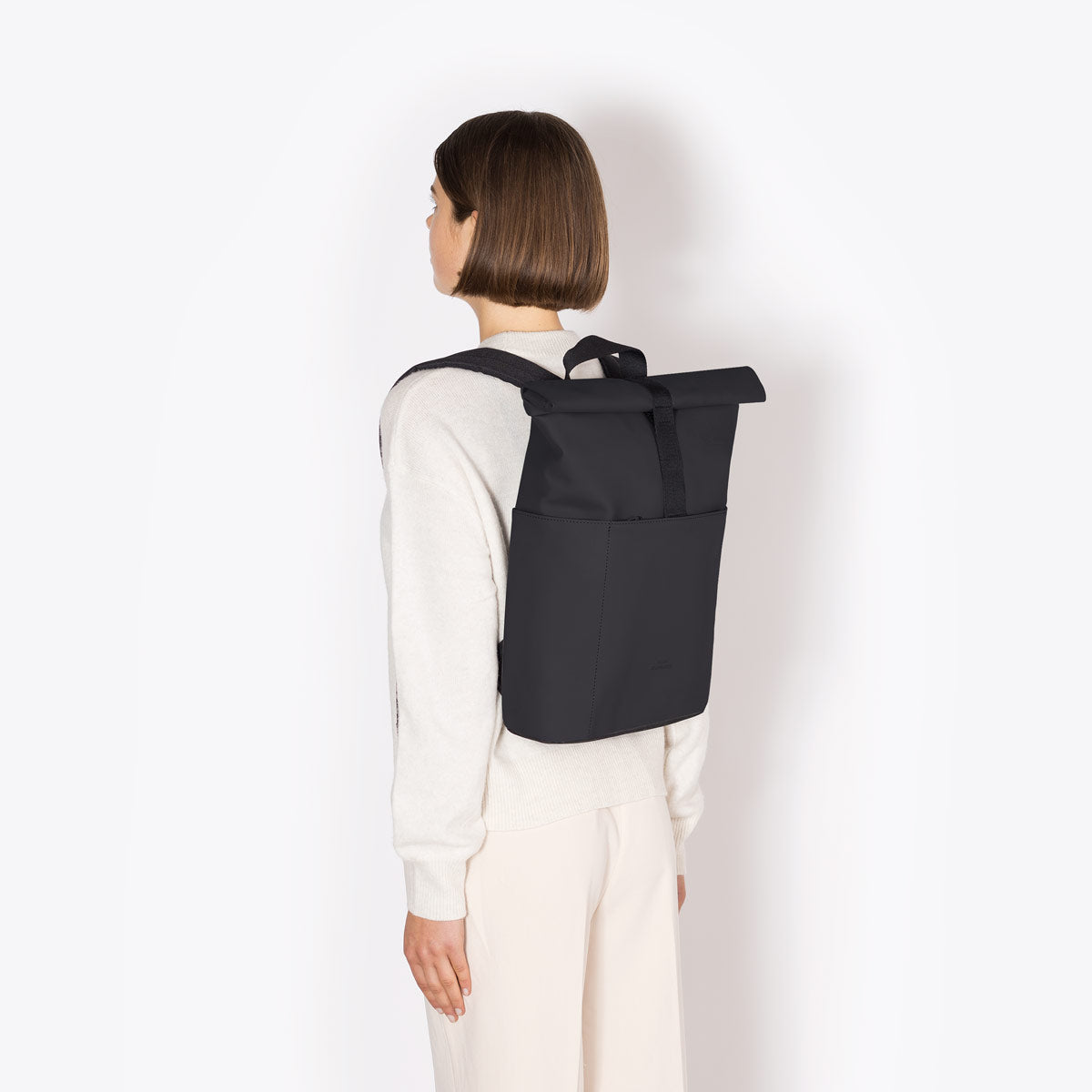Hajo Roll-Top Backpack - Black / Mini