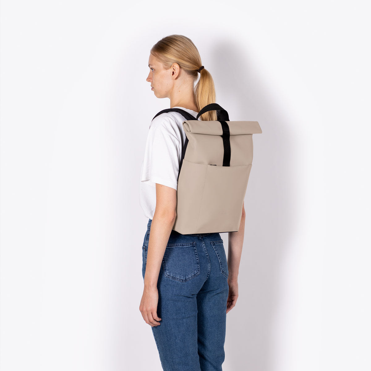 Hajo Roll-Top Backpack - Sand / Mini