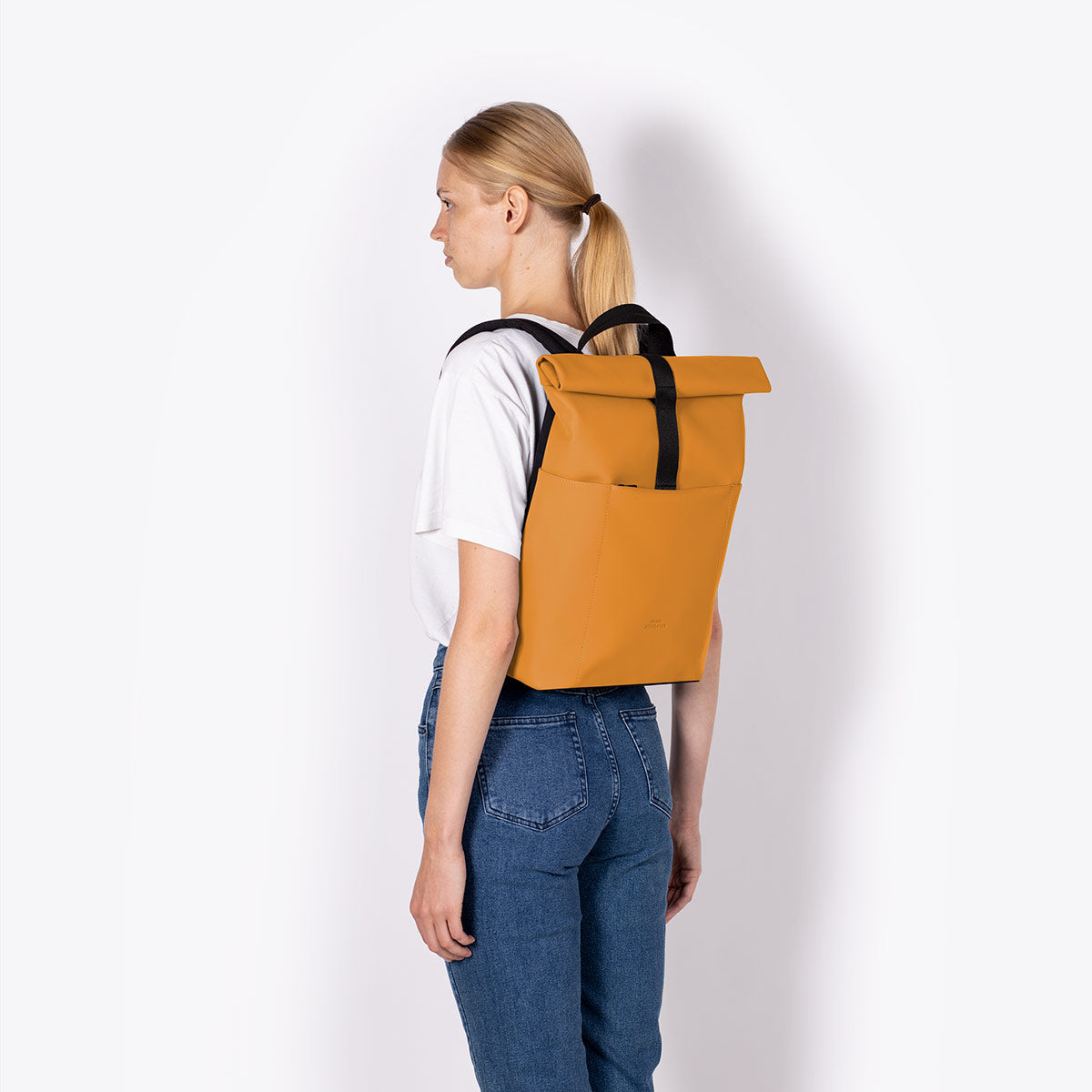 Hajo Roll-Top Backpack - Honey Mustard / Mini