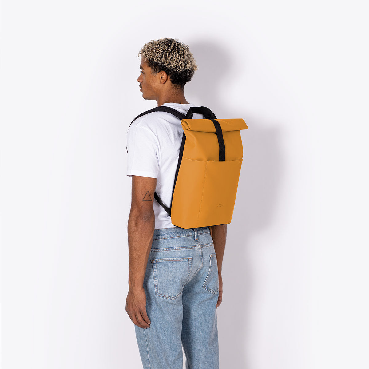 Hajo Roll-Top Backpack - Honey Mustard / Mini