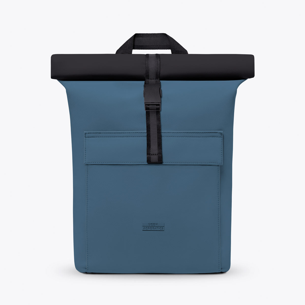 Jannik Roll-Top Backpack - Petrol - Black / Medium