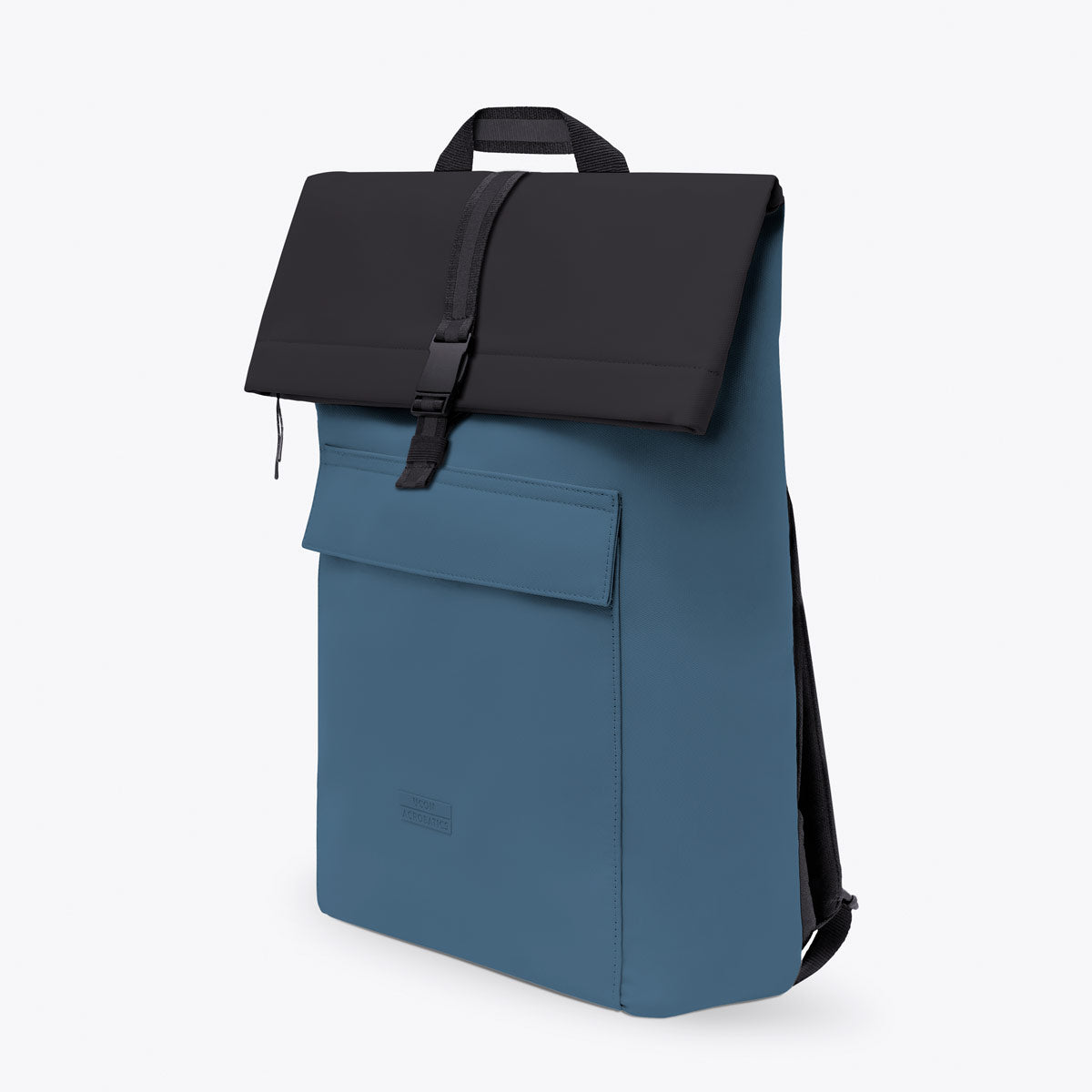 Jannik Roll-Top Backpack - Petrol - Black / Medium