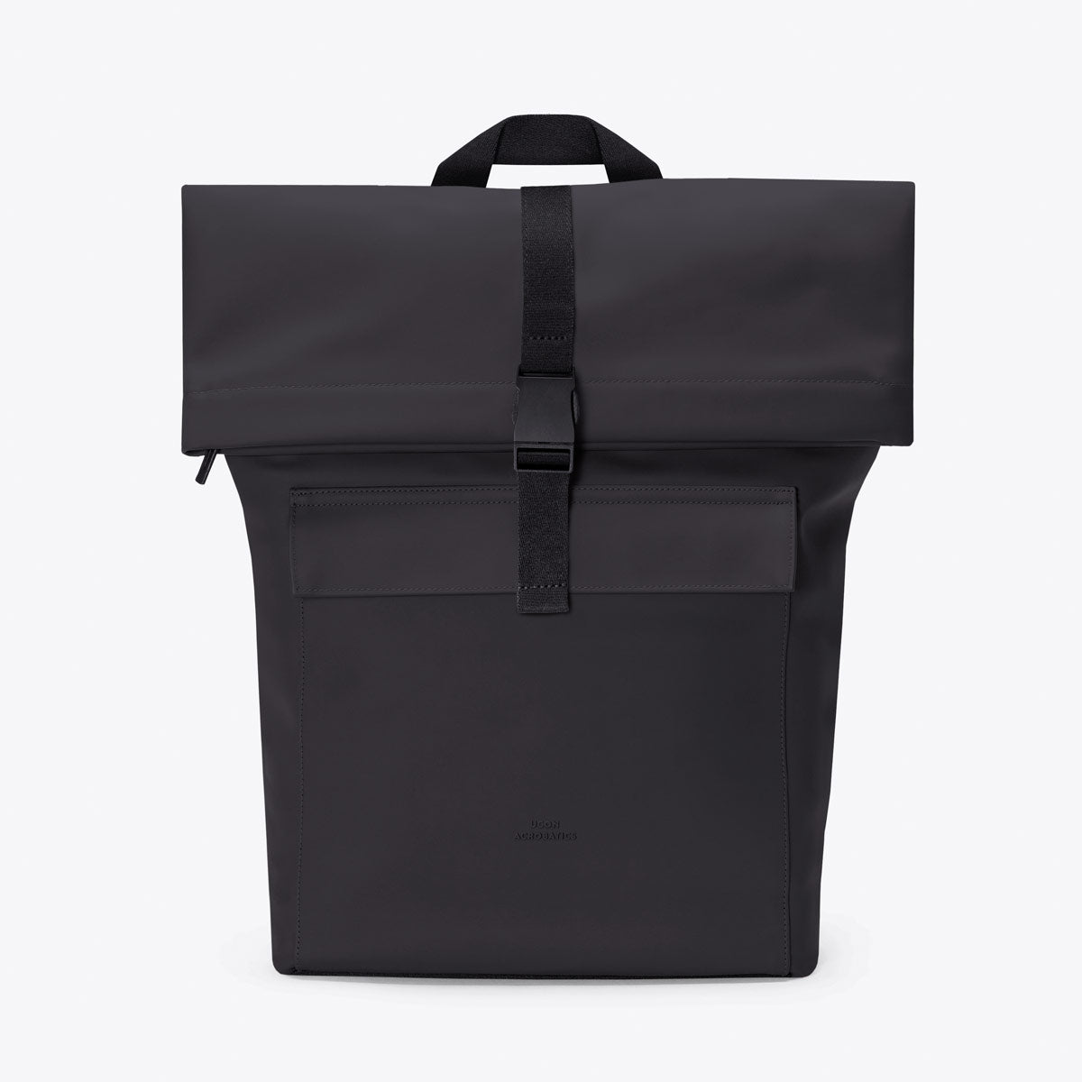 Jannik Roll-Top Pannier Backpack - Black / Medium
