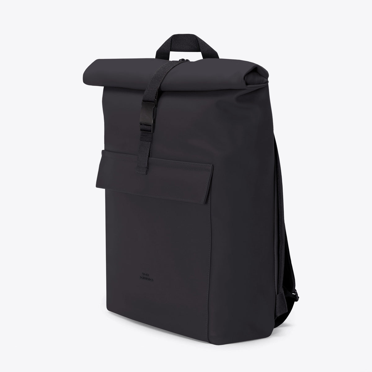 Jannik Roll-Top Pannier Backpack - Black / Medium