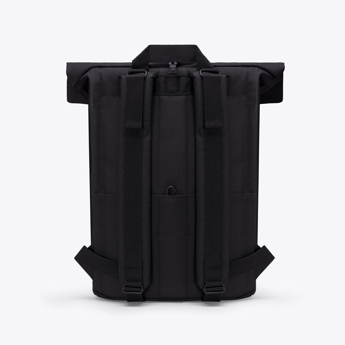 Jannik Roll-Top Pannier Backpack - Black / Medium