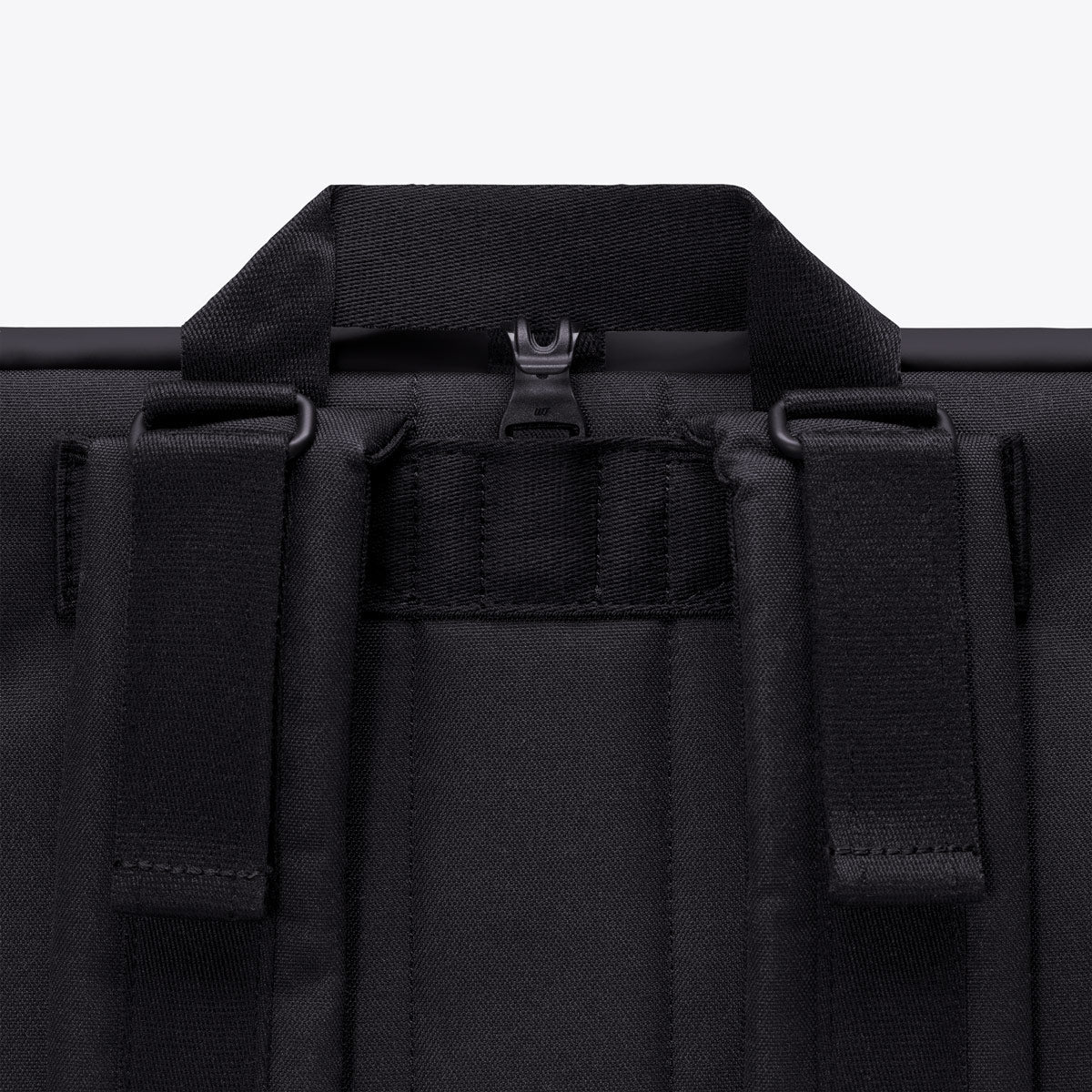 Jannik Roll-Top Pannier Backpack - Black / Medium