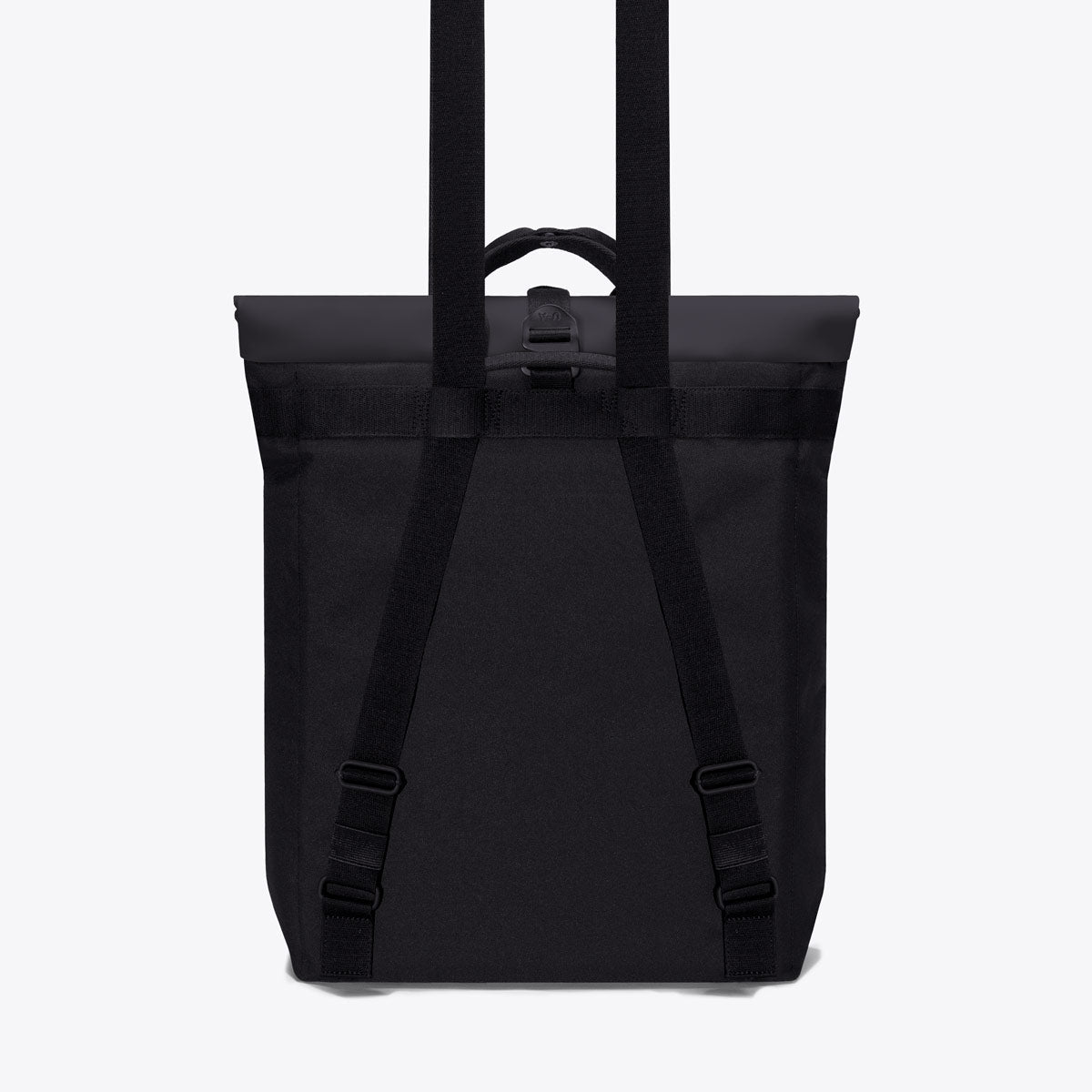 Malte Convertible Roll-Top Backpack - Black