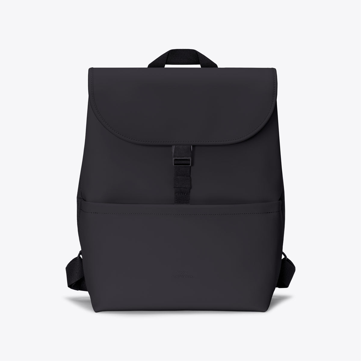 Mion Flap-Top Backpack - Black