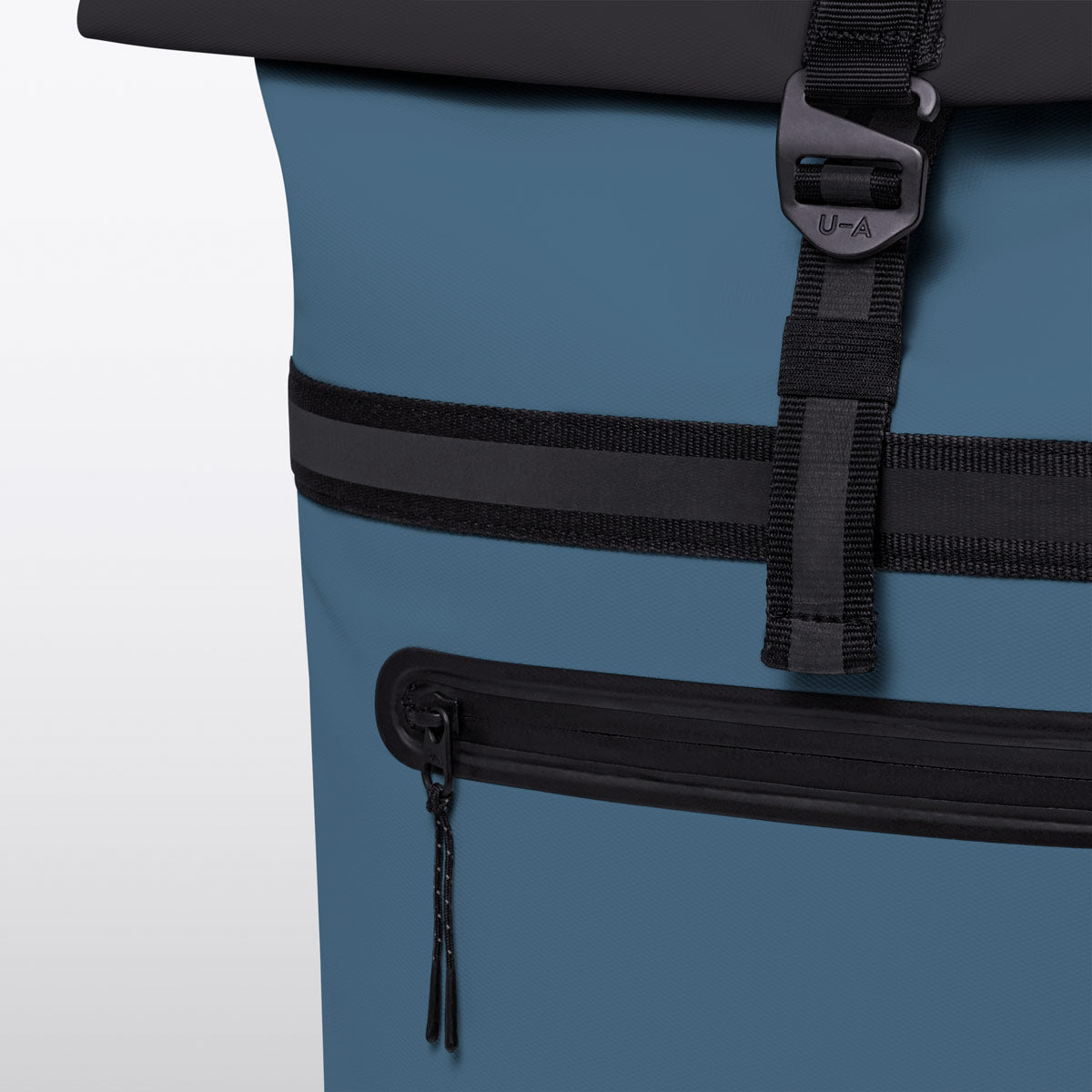 Niklas Roll-Top Backpack - Petrol - Black