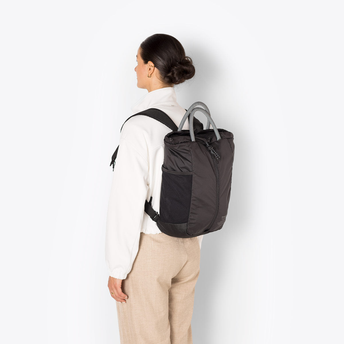Tristan Packable Backpack - Black